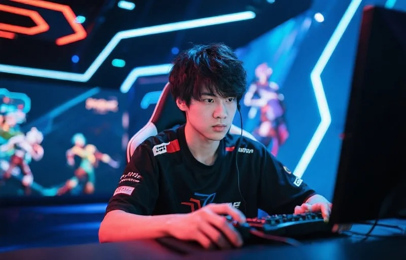 CFO下路核心选手在比赛中发挥出色